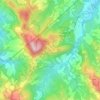 Mappa topografica Brento, altitudine, rilievo