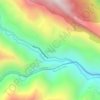 Mappa topografica Carijana, altitudine, rilievo