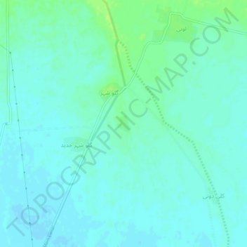 Mappa topografica Davi, altitudine, rilievo