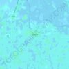 Mappa topografica Tettens, altitudine, rilievo