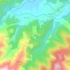 Mappa topografica Cipieḷḷu, altitudine, rilievo