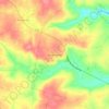 Mappa topografica Morgan Springs, altitudine, rilievo
