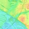 Mappa topografica Kirchsteinbek, altitudine, rilievo