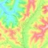 Mappa topografica Torrenieri, altitudine, rilievo