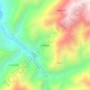 Mappa topografica Pompeya, altitudine, rilievo