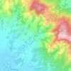 Mappa topografica Cecina, altitudine, rilievo