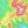 Mappa topografica Cantul, altitudine, rilievo