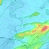 Mappa topografica Bwlch-Glas, altitudine, rilievo