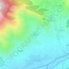 Mappa topografica Yarmugam, altitudine, rilievo