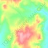 Mappa topografica Emirler, altitudine, rilievo
