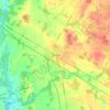 Mappa topografica Clinton, altitudine, rilievo