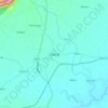 Mappa topografica Katangi, altitudine, rilievo