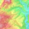 Mappa topografica Hinterhausen, altitudine, rilievo