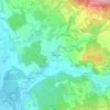 Mappa topografica Altenbeuren, altitudine, rilievo