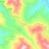 Mappa topografica Piphema, altitudine, rilievo