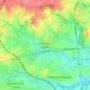 Mappa topografica Sint-Maria-Lierde, altitudine, rilievo