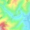 Mappa topografica Lagunillas, altitudine, rilievo