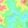 Mappa topografica Balehole, altitudine, rilievo