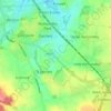 Mappa topografica Ashbrook, altitudine, rilievo