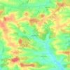 Mappa topografica Ottmarshausen, altitudine, rilievo