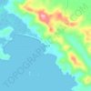 Mappa topografica Gorgona, altitudine, rilievo