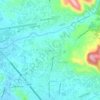 Mappa topografica Beyobası, altitudine, rilievo