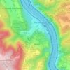 Mappa topografica Salzbornhöhe, altitudine, rilievo