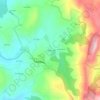 Mappa topografica A Madanela, altitudine, rilievo