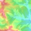 Mappa topografica La Mata de Monteagudo, altitudine, rilievo
