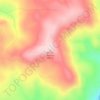Mappa topografica Mount Brynion, altitudine, rilievo