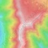 Mappa topografica Monte Maggio, altitudine, rilievo