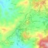 Mappa topografica Felina, altitudine, rilievo