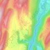 Mappa topografica Rupt, altitudine, rilievo