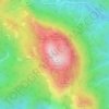 Mappa topografica Elurtzuloeta, altitudine, rilievo