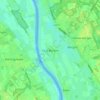 Mappa topografica Oud Bergen, altitudine, rilievo