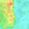 Mappa topografica Rensing, altitudine, rilievo