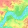 Mappa topografica Les Pâtis, altitudine, rilievo