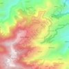 Mappa topografica Moldhar, altitudine, rilievo