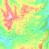 Mappa topografica Rosano, altitudine, rilievo