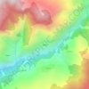 Mappa topografica Sauni, altitudine, rilievo