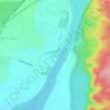 Mappa topografica Barrage, altitudine, rilievo