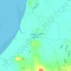 Mappa topografica Oldbury on Severn, altitudine, rilievo
