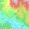 Mappa topografica Verrucole, altitudine, rilievo