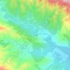 Mappa topografica Zorrilla, altitudine, rilievo