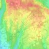 Mappa topografica Conturbia, altitudine, rilievo