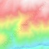 Mappa topografica Huanacaure, altitudine, rilievo