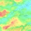 Mappa topografica Le Breil Monbusson, altitudine, rilievo
