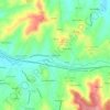 Mappa topografica Boldrarias, altitudine, rilievo