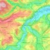 Mappa topografica Neckartenzlingen, altitudine, rilievo