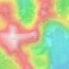 Mappa topografica Cerro El Monstruo, altitudine, rilievo